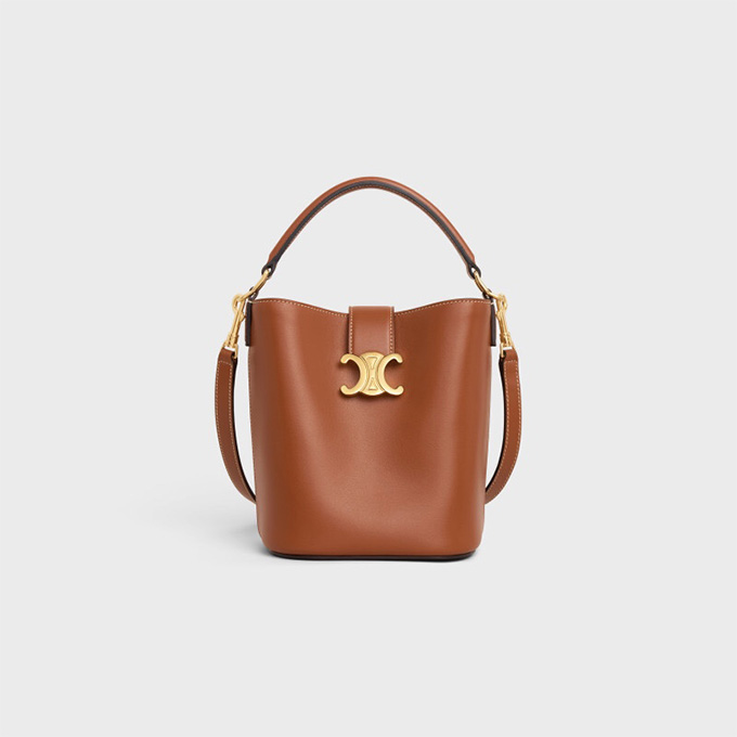 9a+ celine louise small smooth calfskin leather bucket bag
